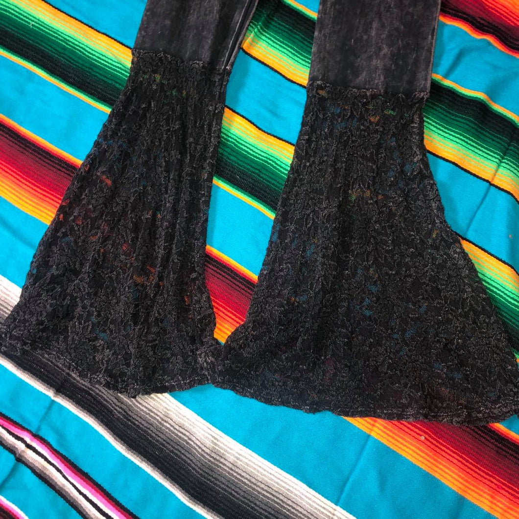 Black Lace Bell Bottoms T-Party