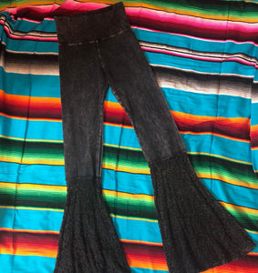 Black Lace Bell Bottoms T-Party